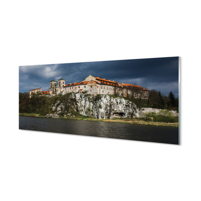 Pintura em vidro Castelo do Rio Cracóvia