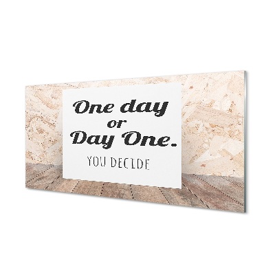 Pintura em vidro Letras pretas em fundo branco