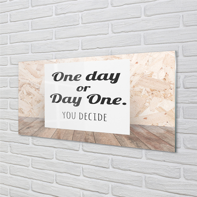 Pintura em vidro Letras pretas em fundo branco