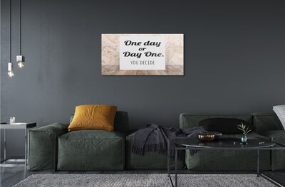 Pintura em vidro Letras pretas em fundo branco