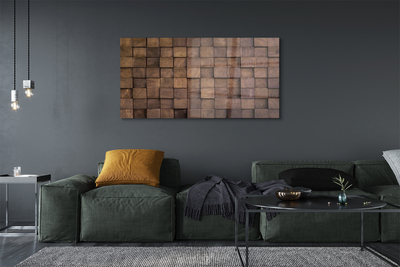 Pintura em vidro Grão de madeira de gato