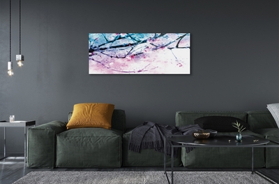 Quadro de vidro Céu de gravetos de árvore