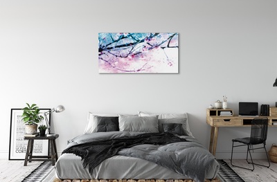 Quadro de vidro Céu de gravetos de árvore