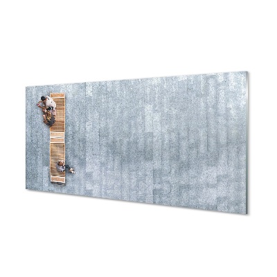 Quadro de vidro Homem