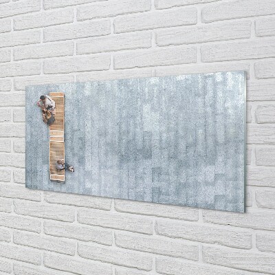 Quadro de vidro Homem