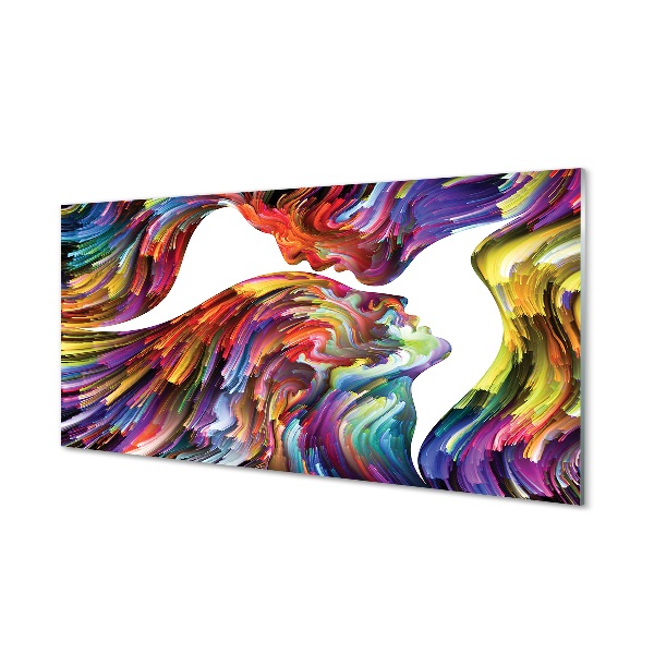 Pintura em vidro Pintura facial colorida