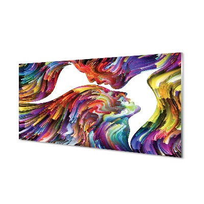 Pintura em vidro Pintura facial colorida