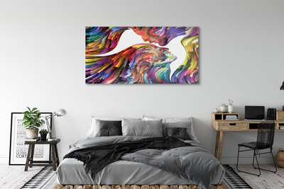 Pintura em vidro Pintura facial colorida