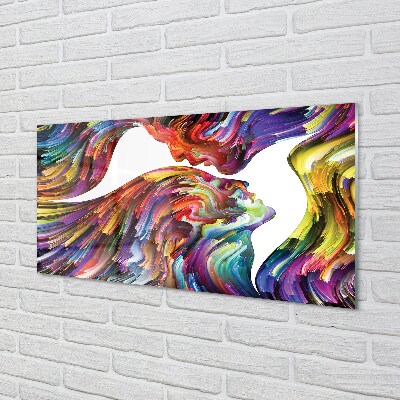 Pintura em vidro Pintura facial colorida