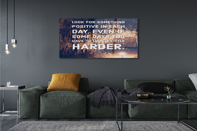 Quadro de vidro Inscrição na caverna