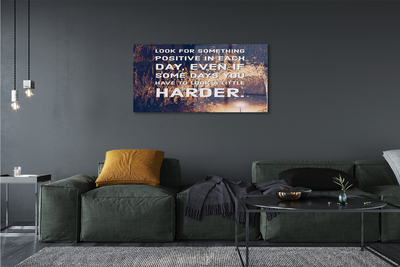 Quadro de vidro Inscrição na caverna