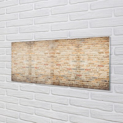 Quadro de vidro Parede de tijolos vintage