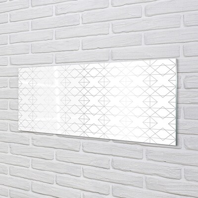 Pintura em vidro Contornos de polígonos