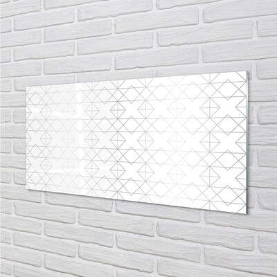 Pintura em vidro Contornos de polígonos