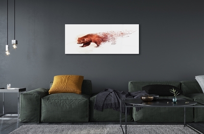 Quadro de vidro Urso