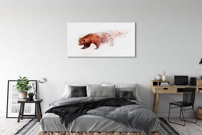 Quadro de vidro Urso