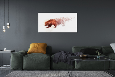 Quadro de vidro Urso