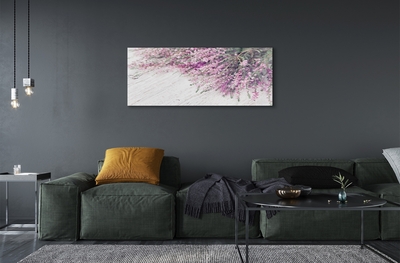 Quadro de vidro Flores do tabuleiro