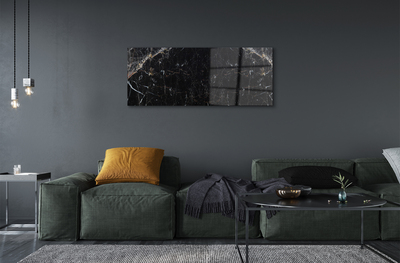 Quadro de vidro Parede de pedra e mármore