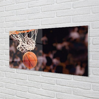 Quadro de vidro basquete