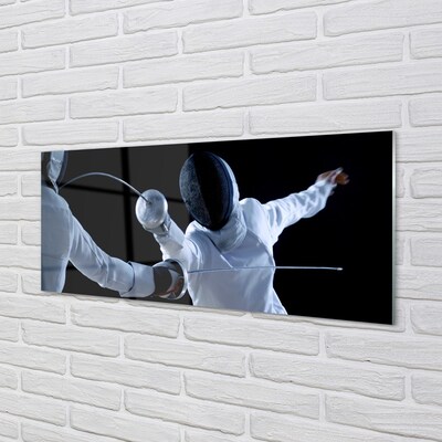 Quadro de vidro Pessoas com roupas brancas