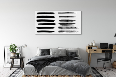 Quadro de vidro Pinceladas