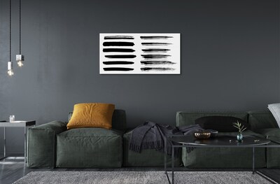 Quadro de vidro Pinceladas