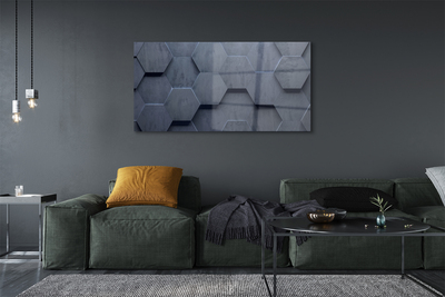 Quadro de vidro Fatias de concreto de pedra