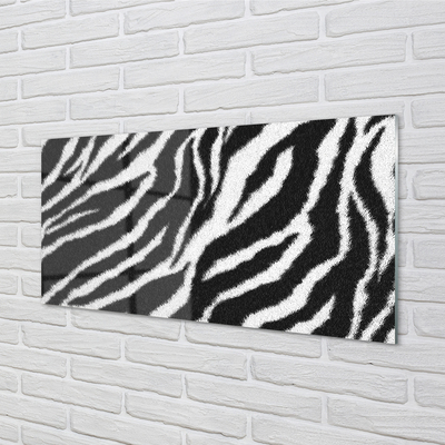 Pintura em vidro Pele de zebra