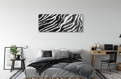 Pintura em vidro Pele de zebra