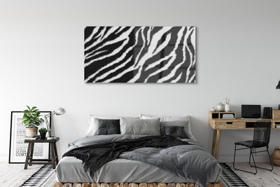 Pintura em vidro Pele de zebra