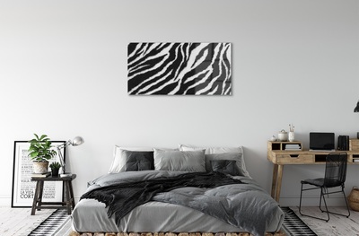 Pintura em vidro Pele de zebra