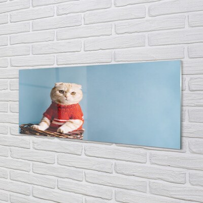 Quadro de vidro Gato sentado