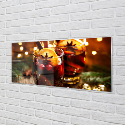 Pintura em vidro Chá de inverno com canela