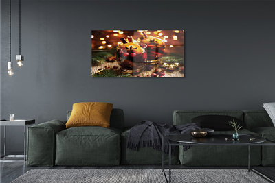 Pintura em vidro Chá de inverno com canela