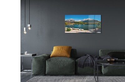 Quadro de vidro Lago de montanha