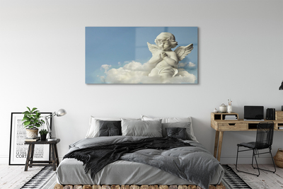 Quadro de vidro Céu de nuvens de anjo