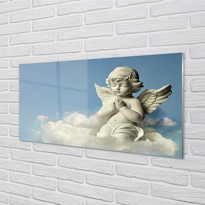 Quadro de vidro Céu de nuvens de anjo