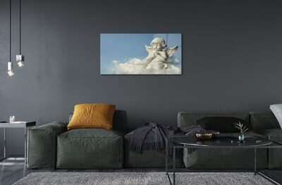 Quadro de vidro Céu de nuvens de anjo