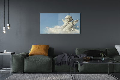 Quadro de vidro Céu de nuvens de anjo