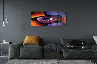 Pintura em vidro Imagem do olho