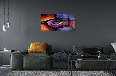 Pintura em vidro Imagem do olho