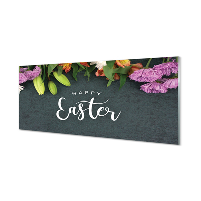 Pintura em vidro Flores