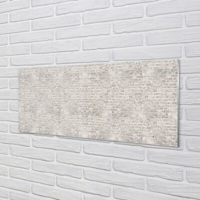 Quadro de vidro Parede de tijolos vintage