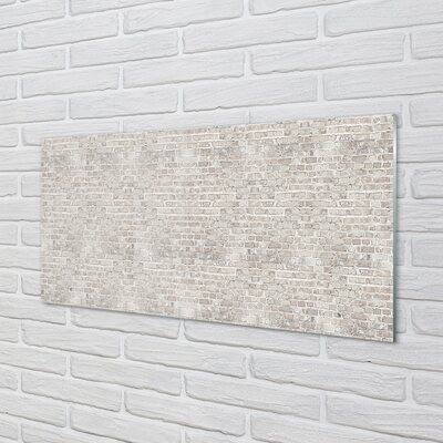 Quadro de vidro Parede de tijolos vintage
