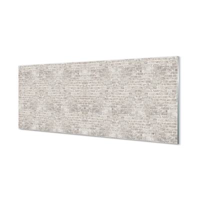 Quadro de vidro Parede de tijolos vintage