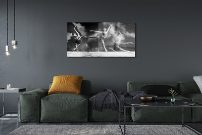 Quadro de vidro As bailarinas fumam