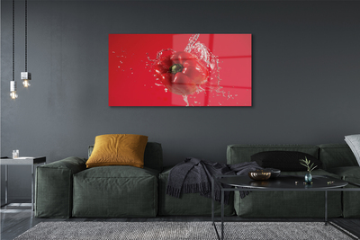 Quadro de vidro Água de páprica