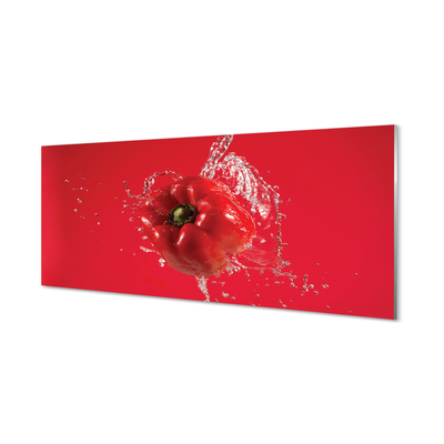 Quadro de vidro Água de páprica