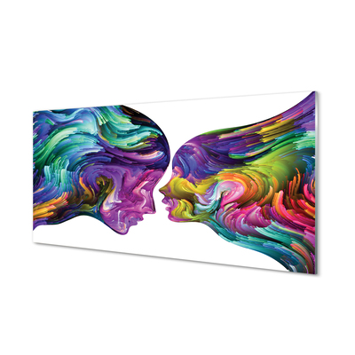 Quadro de vidro As pessoas são loucas